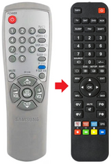 GQ21A83NS8 SAMSUNG afstandsbediening - productfoto