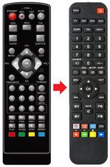 GTV200A GIGATV afstandsbediening - productfoto