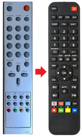 GTV4210 GERICOM afstandsbediening - productfoto