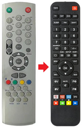 GTV69RFDT GOODMANS afstandsbediening - productfoto