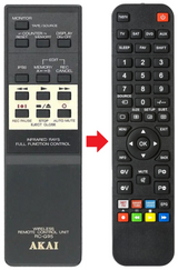GX-95 AKAI afstandsbediening - productfoto