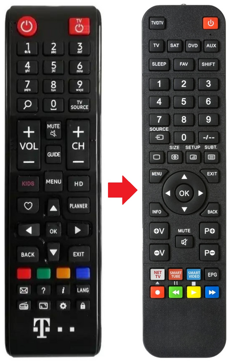 GX-TR530SK SAMSUNG afstandsbediening - productfoto