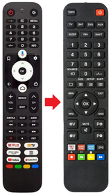 H32K702FG HAIER afstandsbediening - productfoto