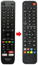 H43A6550 HISENSE afstandsbediening - productfoto