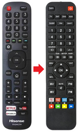 H43N5300 HISENSE afstandsbediening - productfoto