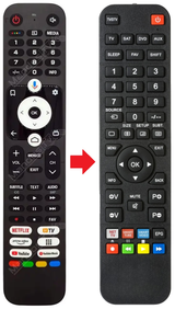 H55K800UX HAIER afstandsbediening - productfoto