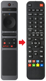H55M90EUX HAIER afstandsbediening - vergelijking