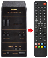 H8 REVOX afstandsbediening - productfoto