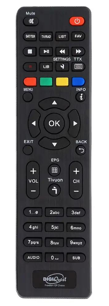 HBBTV-Q60 DIGIQUEST afstandsbediening