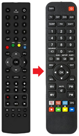 HD-C63CX INTEK afstandsbediening - productfoto