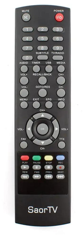 HD100 SAOR TV afstandsbediening