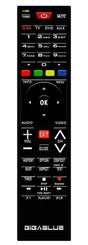 HD200R GIGATV afstandsbediening