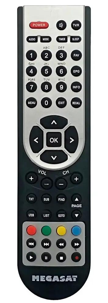 HD230C MEGASAT afstandsbediening