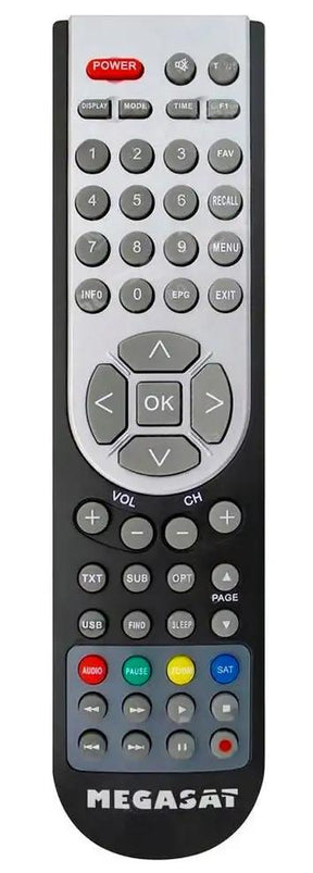 HD601 MEGASAT afstandsbediening