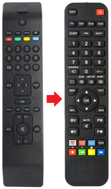 HD87532S61FHDUSB TELEFUNKEN afstandsbediening - productfoto