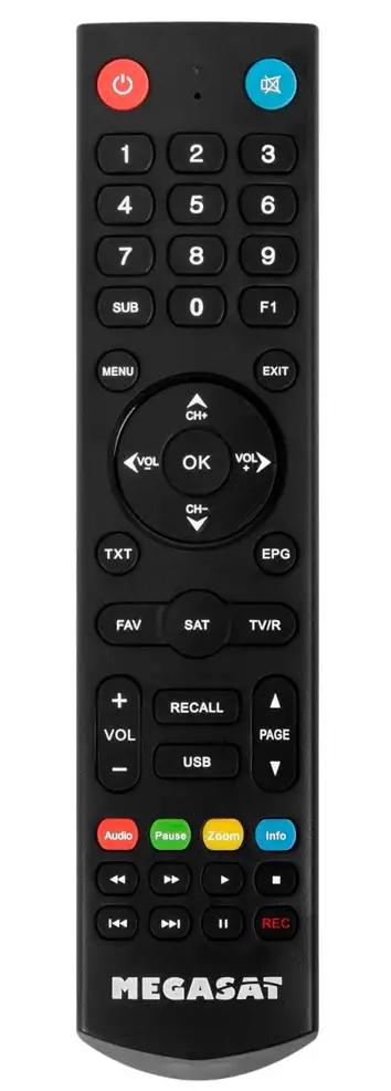 HD935-TWIN-V3 MEGASAT afstandsbediening