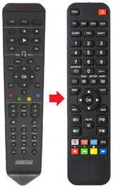 HDS-600RS ECHOSTAR afstandsbediening - productfoto