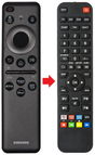 Afstandsbediening geschikt voor SAMSUNG HG55U800FEU productfoto