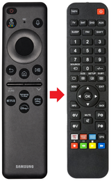 Afstandsbediening geschikt voor SAMSUNG HG55U800FEU productfoto