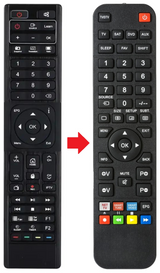 HIS4K-COMBO AXAS afstandsbediening - productfoto