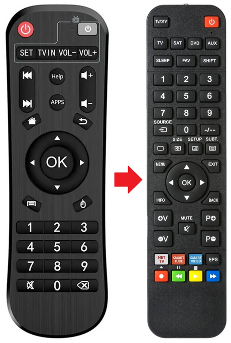 HK1 MAX afstandsbediening - productfoto