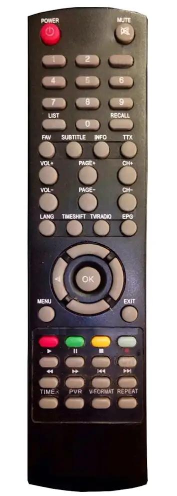 HRT-7510 XORO afstandsbediening