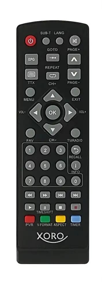 HRT-7515 XORO afstandsbediening