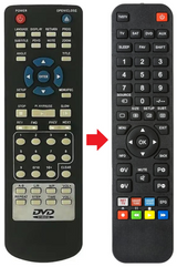 HTA-1064DVX AUDIOLA afstandsbediening - productfoto