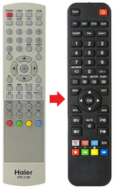 HTR-273W HAIER afstandsbediening - productfoto