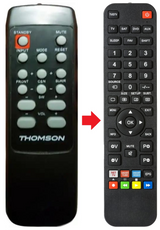 HTS4500W THOMSON afstandsbediening - productfoto