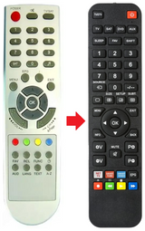 HV-9090 HIVISION afstandsbediening - productfoto