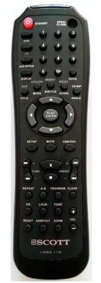 I-MDX110 SCOTT afstandsbediening