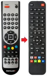 IMPERIAL-HD3-BASIC DIGITALBOX afstandsbediening - productfoto