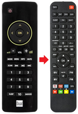 IR-2A DUAL afstandsbediening - productfoto