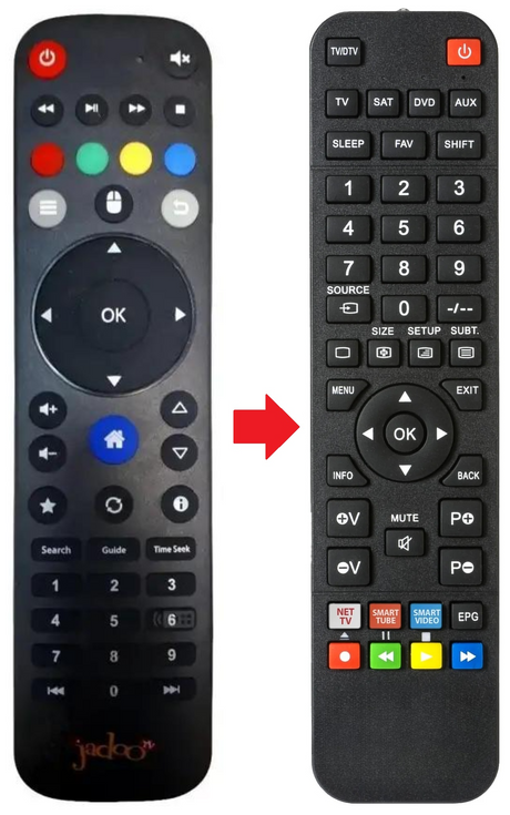 JADOO-5S JADOOTV afstandsbediening - productfoto