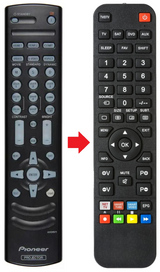 KRF9000FD PIONEER afstandsbediening - productfoto