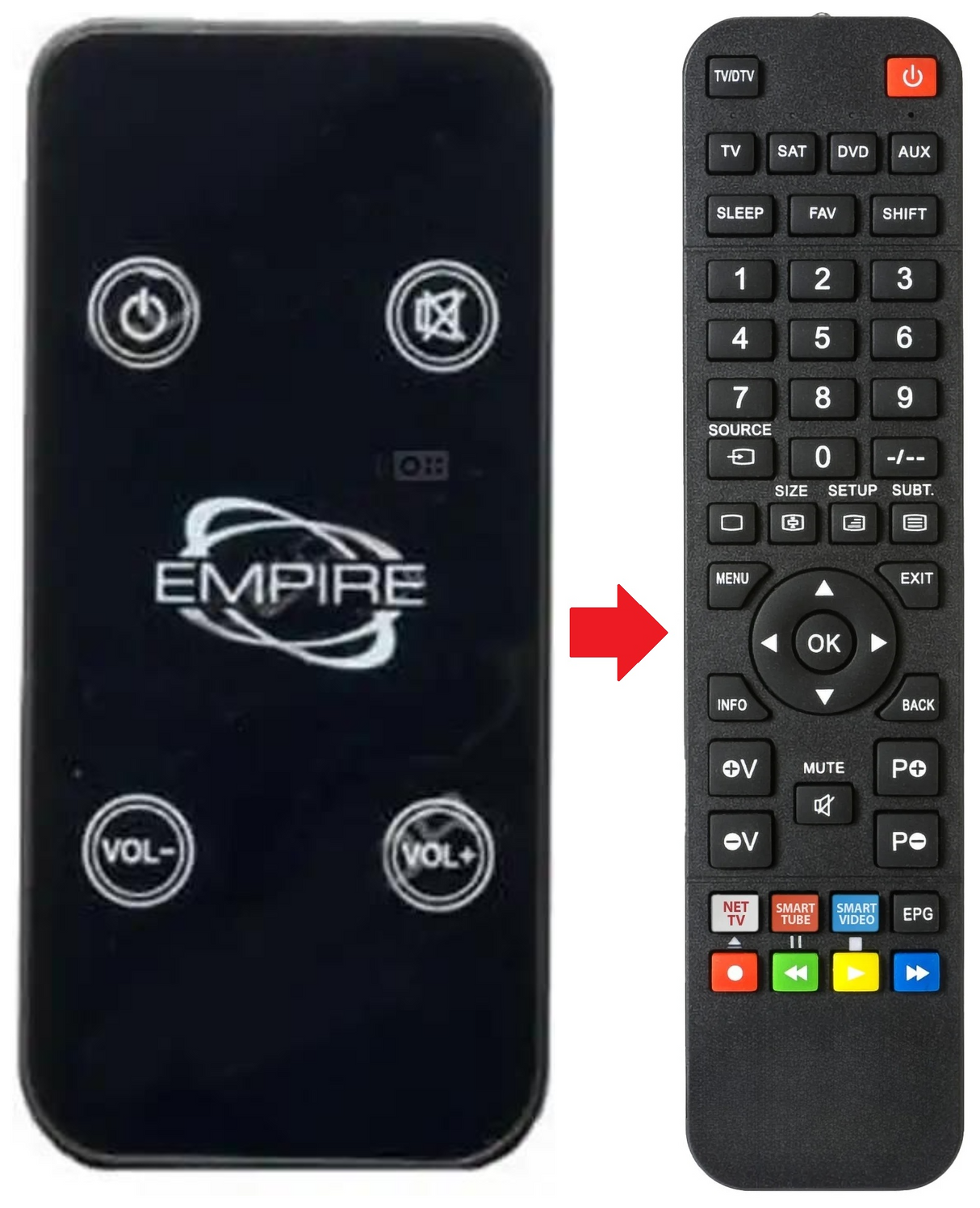 KS400 EMPIRE afstandsbediening - productfoto
