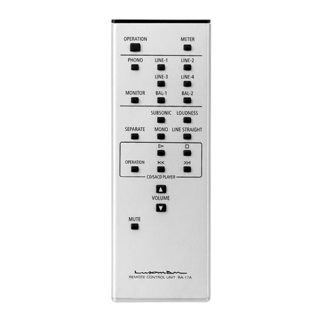 L-590AX LUXMAN afstandsbediening