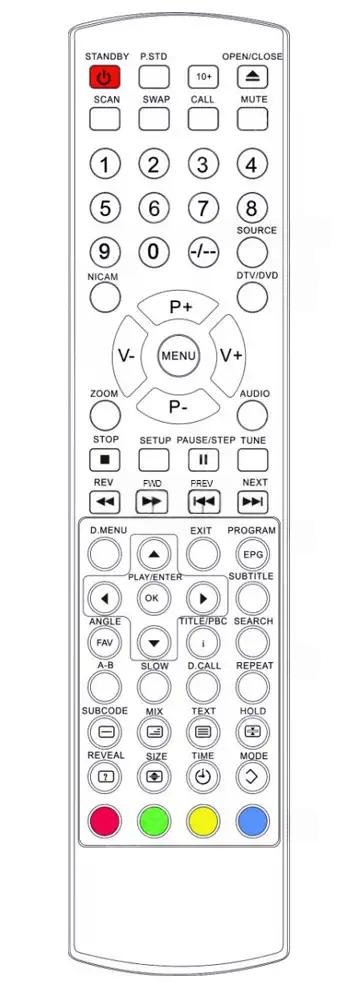 L22TC11W HAIER afstandsbediening