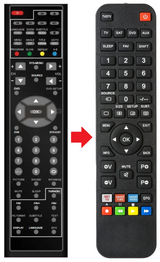 L22 UMC afstandsbediening - productfoto
