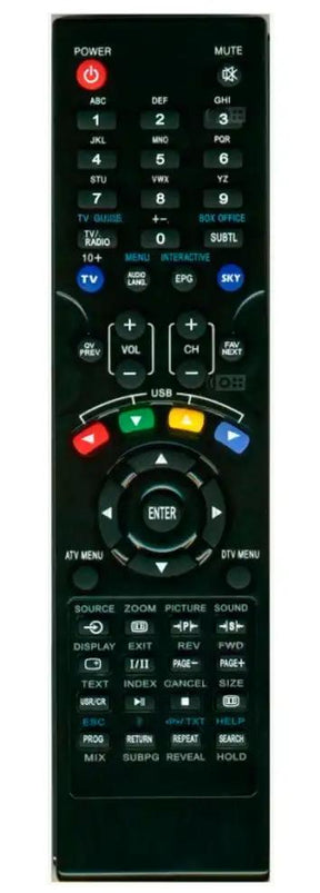 LCDTVVU226LD VIDEOCON afstandsbediening