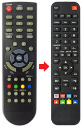 LCH3210HD GRANDIN afstandsbediening - productfoto