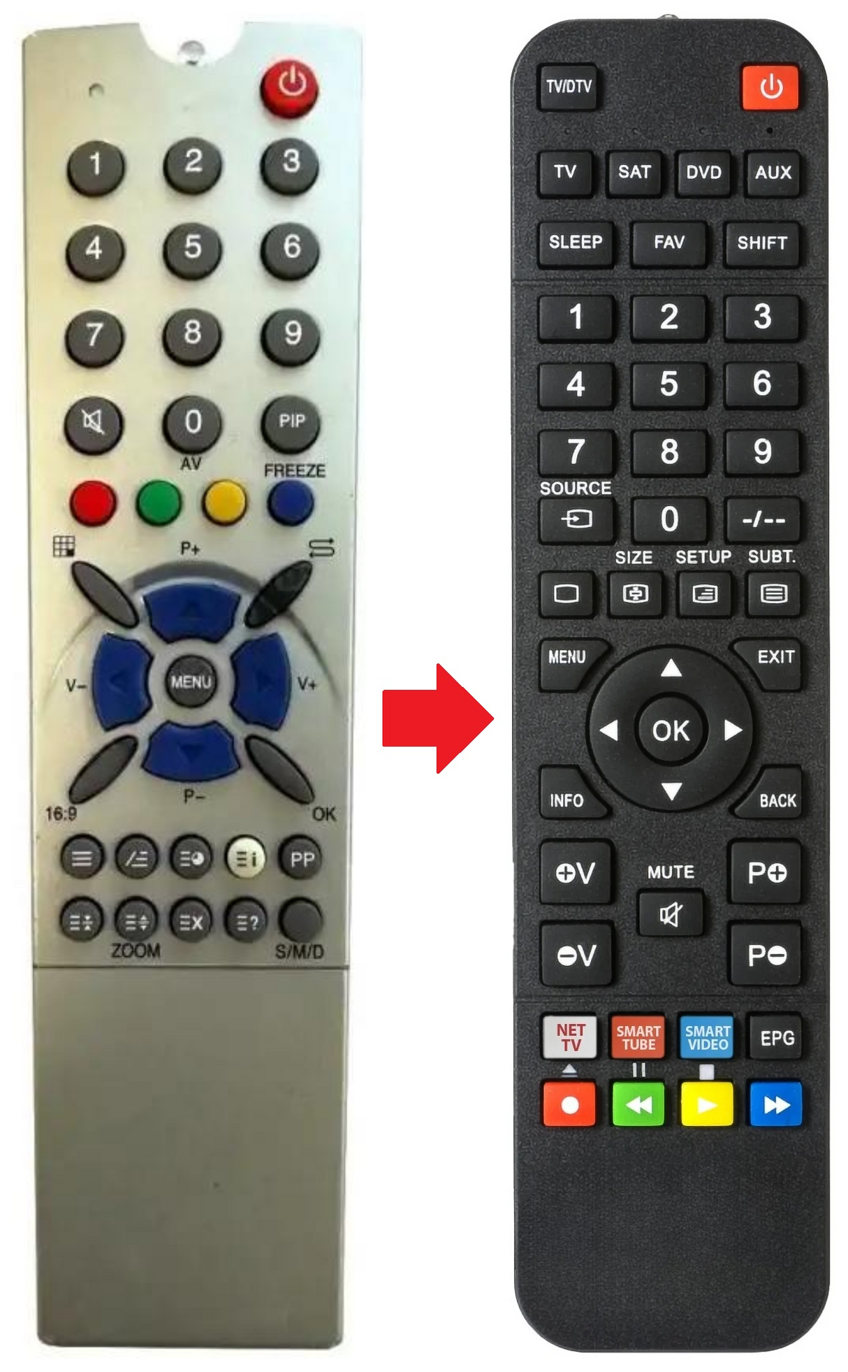 LCT-2785 AMSTRAD afstandsbediening - productfoto