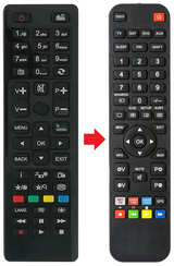 LED-24DN41S2T2HEVC QUADRO afstandsbediening - productfoto