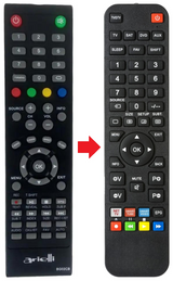 LED2454HD ARIELLI afstandsbediening - productfoto