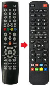 LEDDTV1526H LAZER afstandsbediening - productfoto