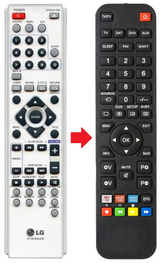 LH-D6245 LG afstandsbediening - productfoto