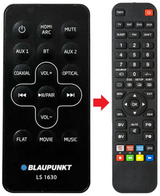 LS1630 BLAUPUNKT afstandsbediening - productfoto