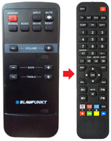 LS230E BLAUPUNKT afstandsbediening - productfoto