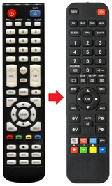 LT-28HA82U JVC afstandsbediening - productfoto